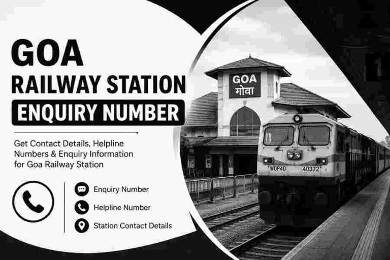Goa Railway Enquiry Number – Madgaon Junction, Goa Railway Station Phone Number