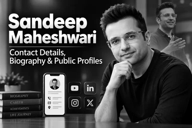 Sandeep Maheshwari Contact Details, Biography & Public Profiles
