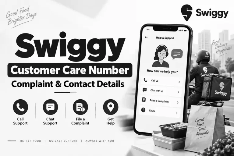Swiggy Customer Care Number, Complaint & Contact Details – Complete Support Guide