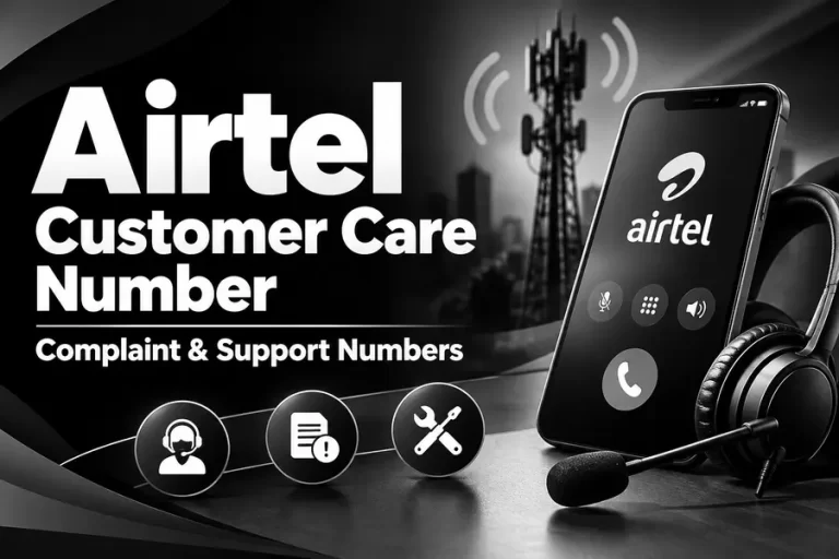 Airtel Customer Care Number, Complaint & Support Numbers