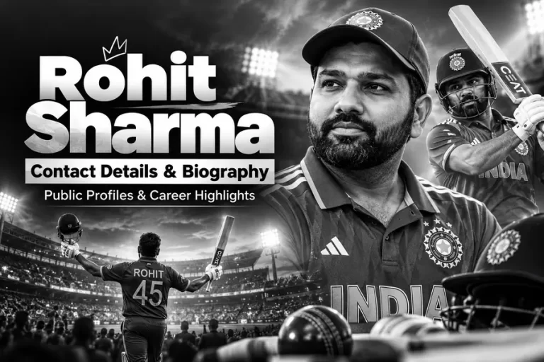 Rohit Sharma Contact Details, Biography & Public Profiles