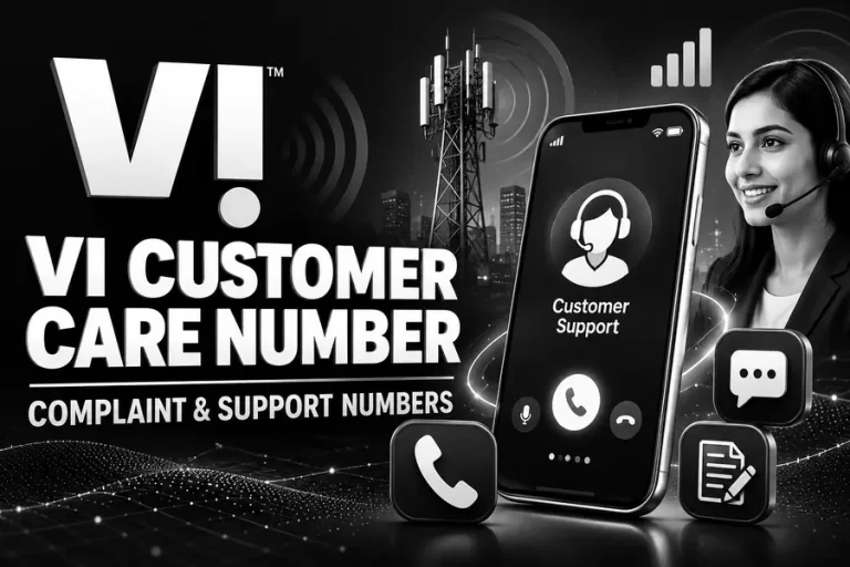 Vi Customer Care Number, Complaint & Support Numbers